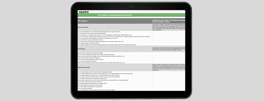170 questions you should be asking in your mobile geospatial RFP